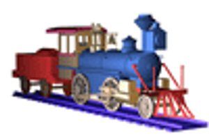 train 3d model
