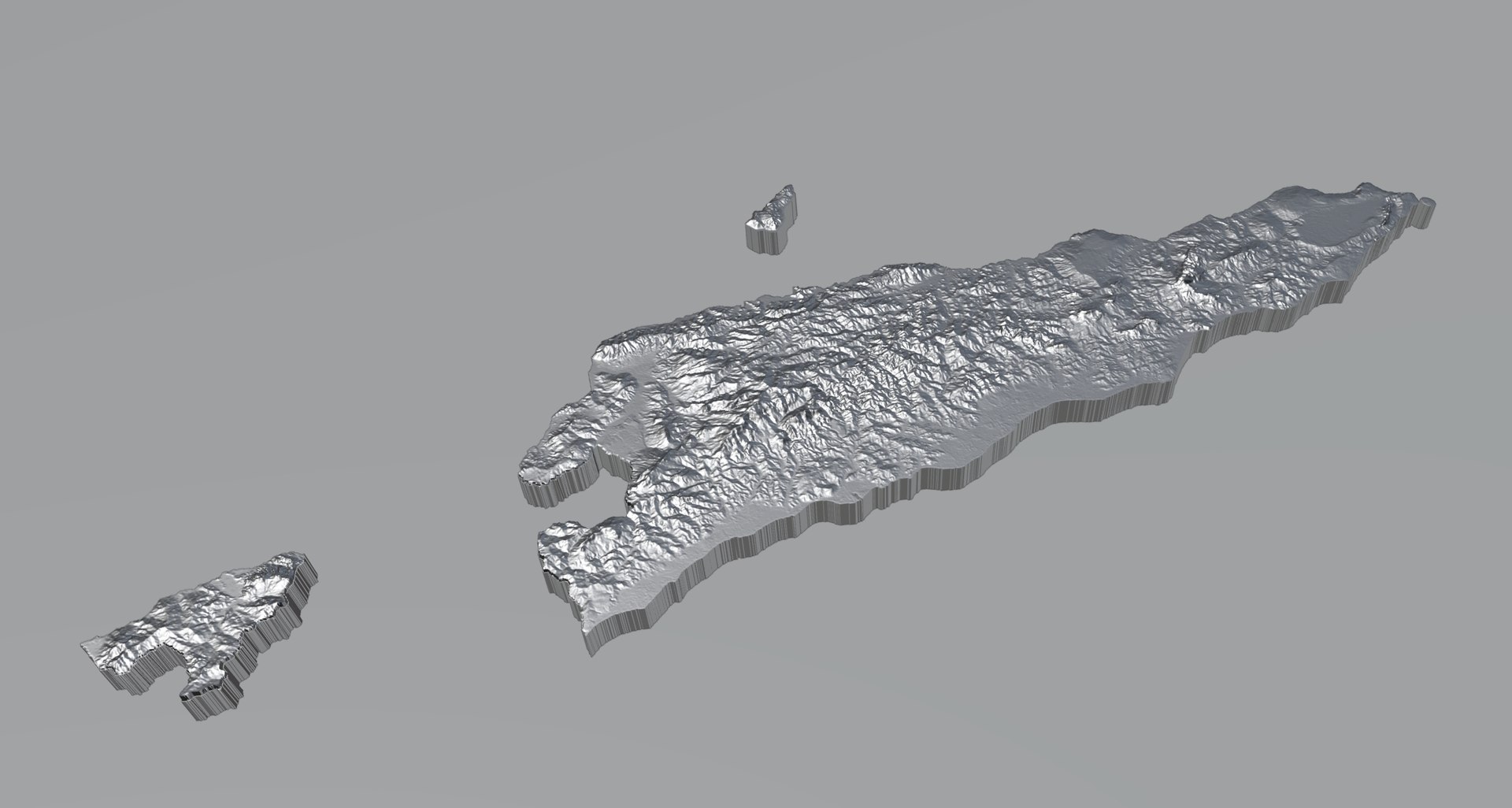 Timor Leste Terrain Map 3D Model - TurboSquid 2337614