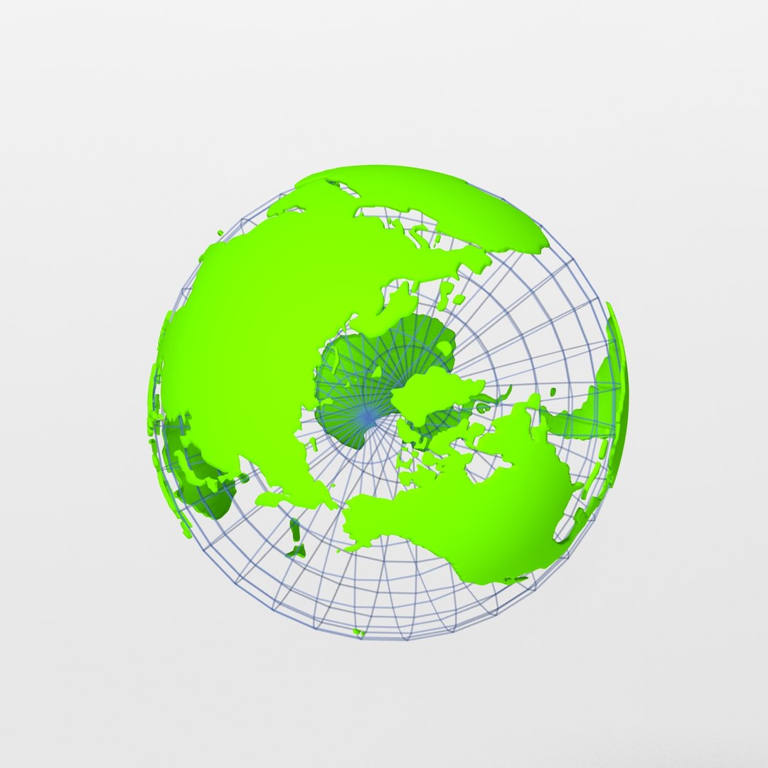 globe earth 3d model