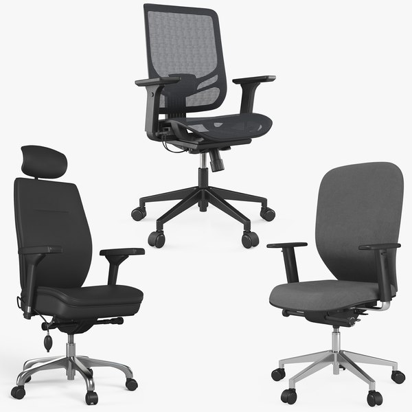 Three Office Chair Collection 