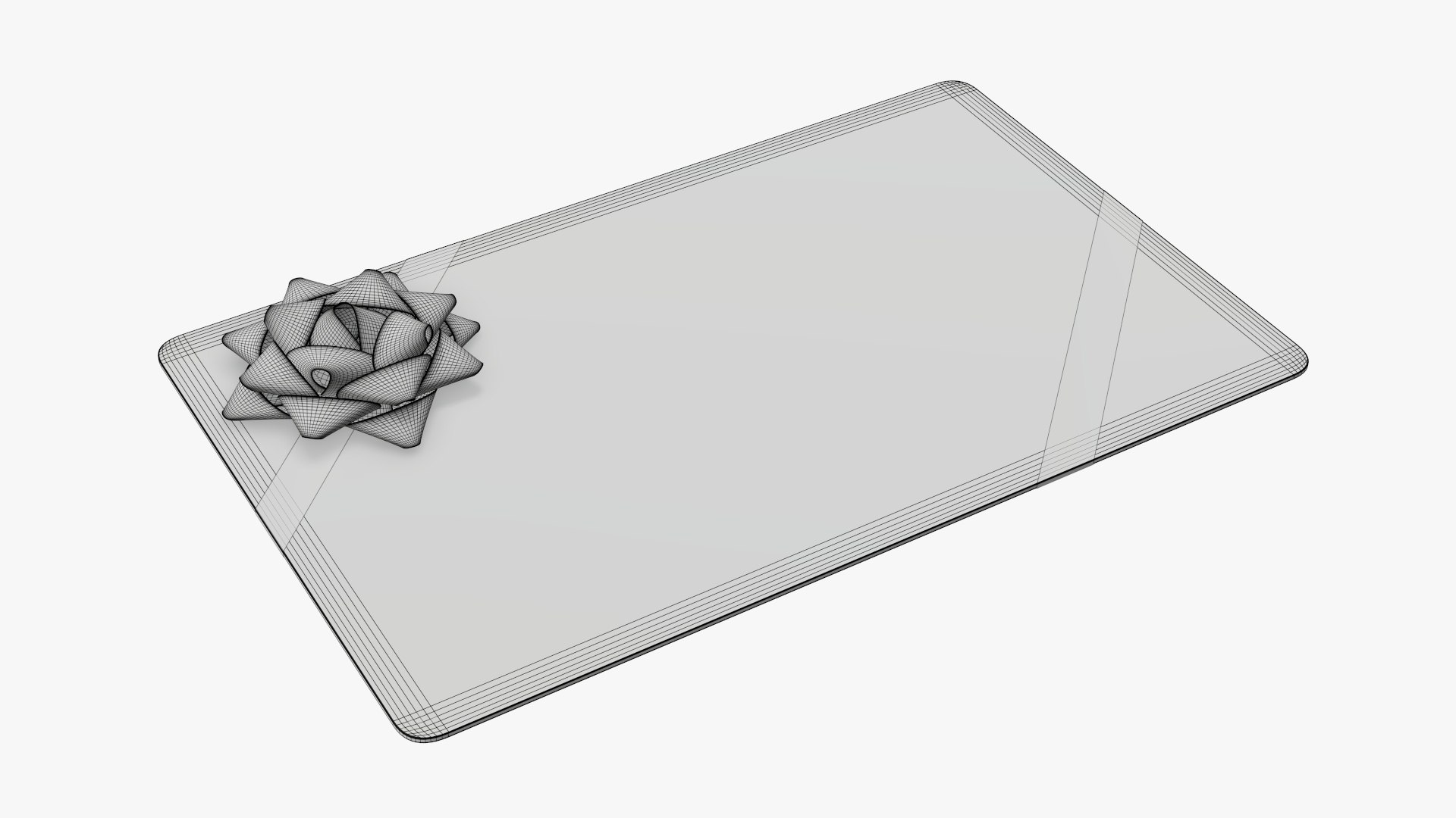 Christmas gift ribbon 3D - TurboSquid 1644852