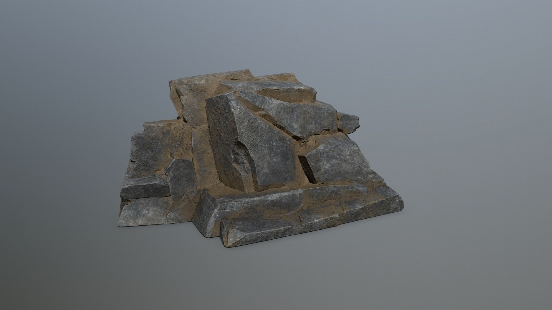 3D Desert Rocks Model - TurboSquid 2301687