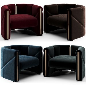 armchair chair 3D model