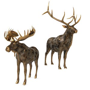 deer elk 3D