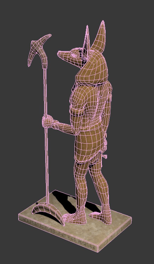 3d Model Of Anubis