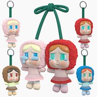 Cry Baby Face Doll Keychain
