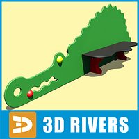 Kids crocodle shaped bench  by 3DRivers