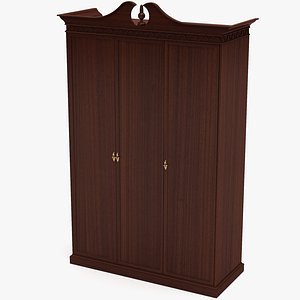 3d cupboard wooden