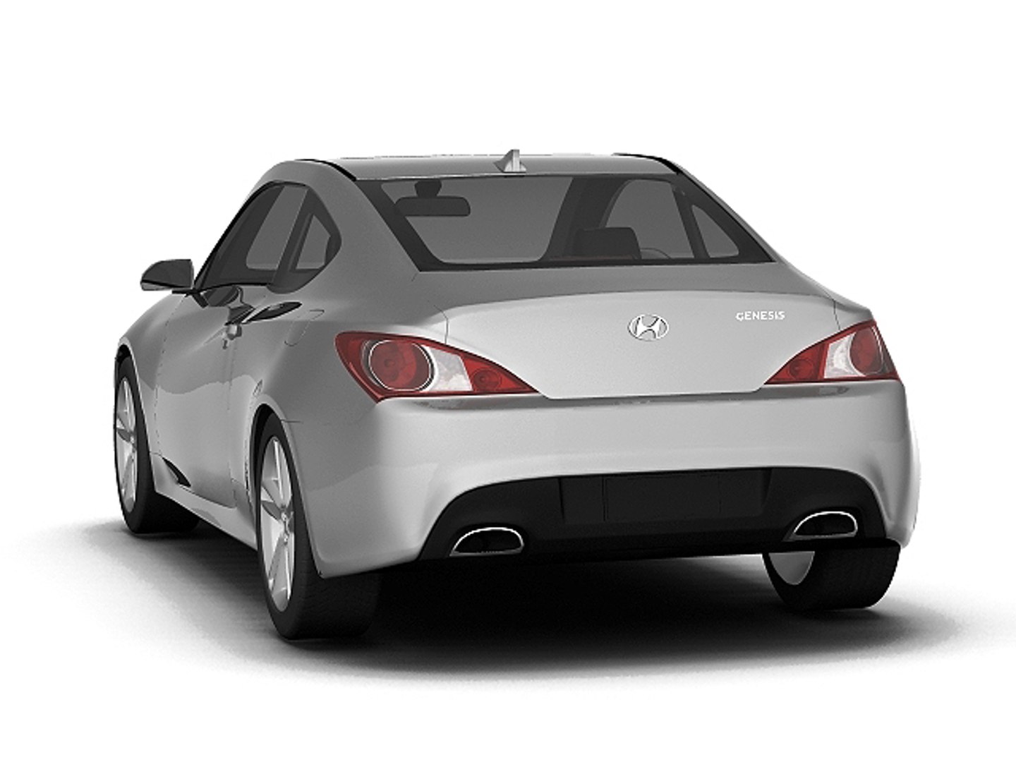 Hyundai Genesis Coupe 3d Model