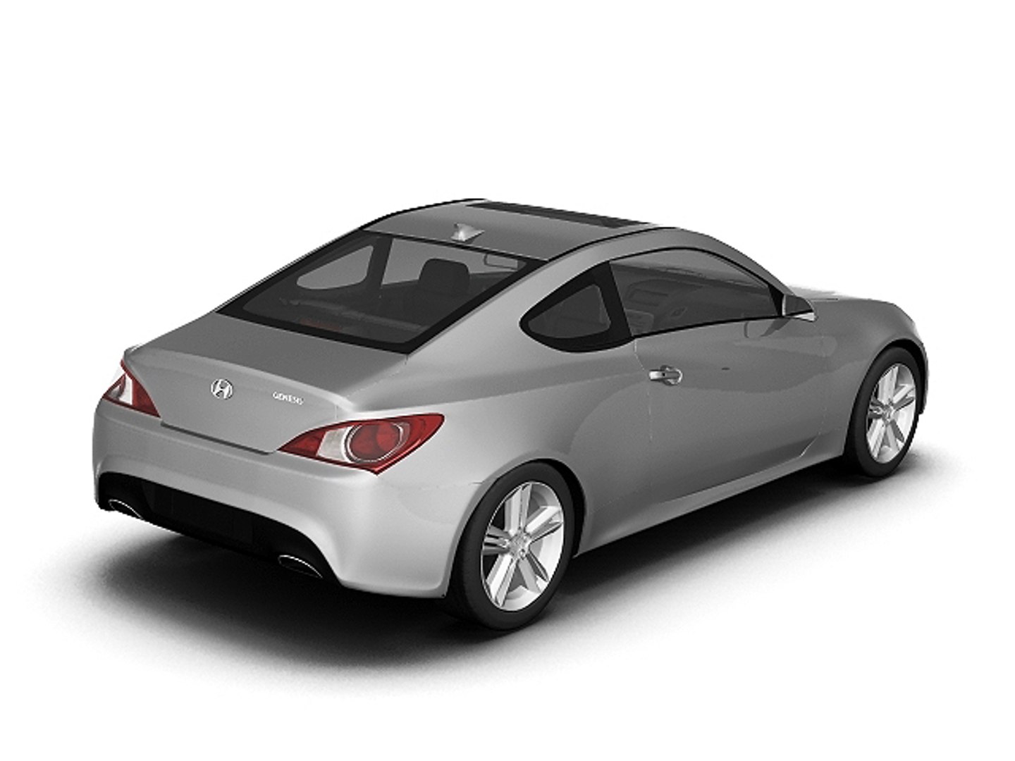 Hyundai Genesis Coupe 3d Model