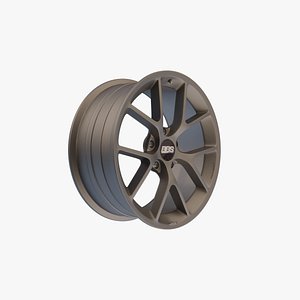 3D model bbs sr alloy wheel