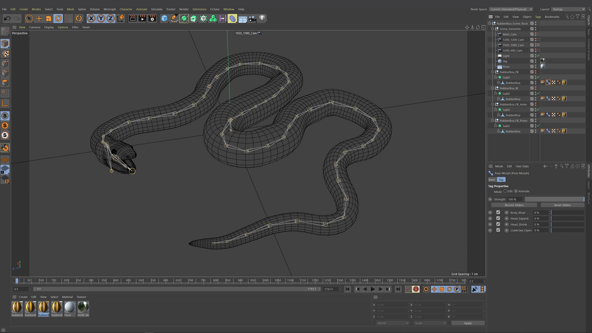 3D Animated Rubber Boa - TurboSquid 1950273