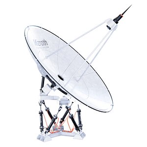 3D satelite dish hexapod platform
