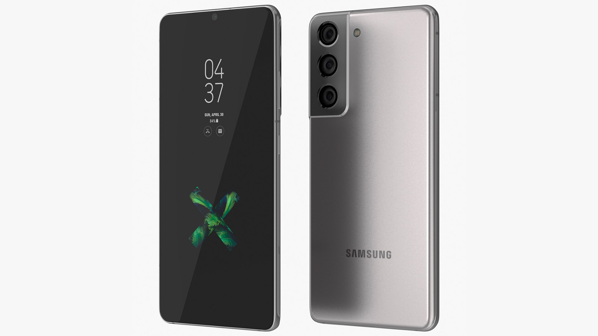 Samsung Galaxy S21 5g Phantom Silver 3D model preview