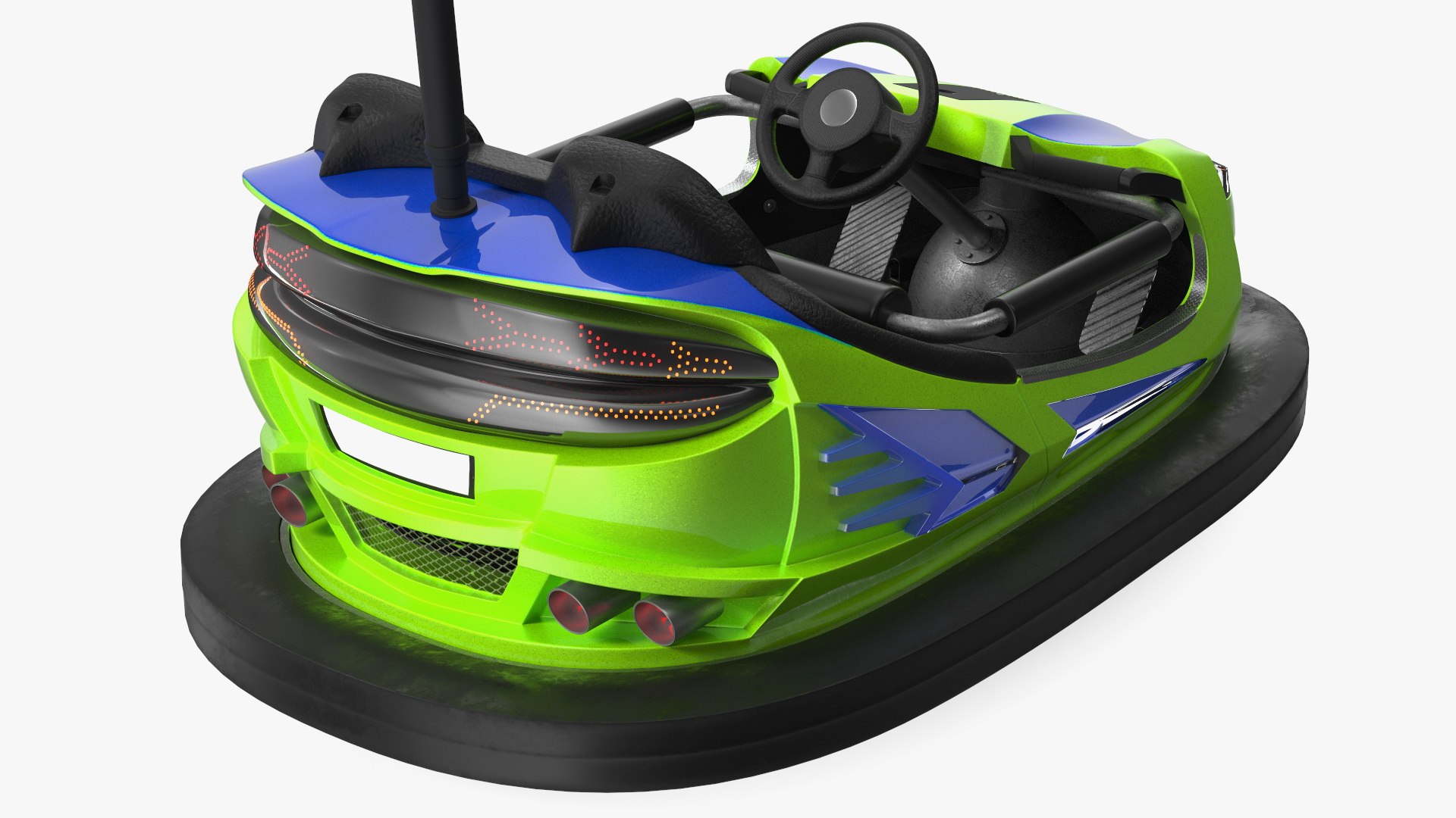 Electric Bumper Car 3D model preview