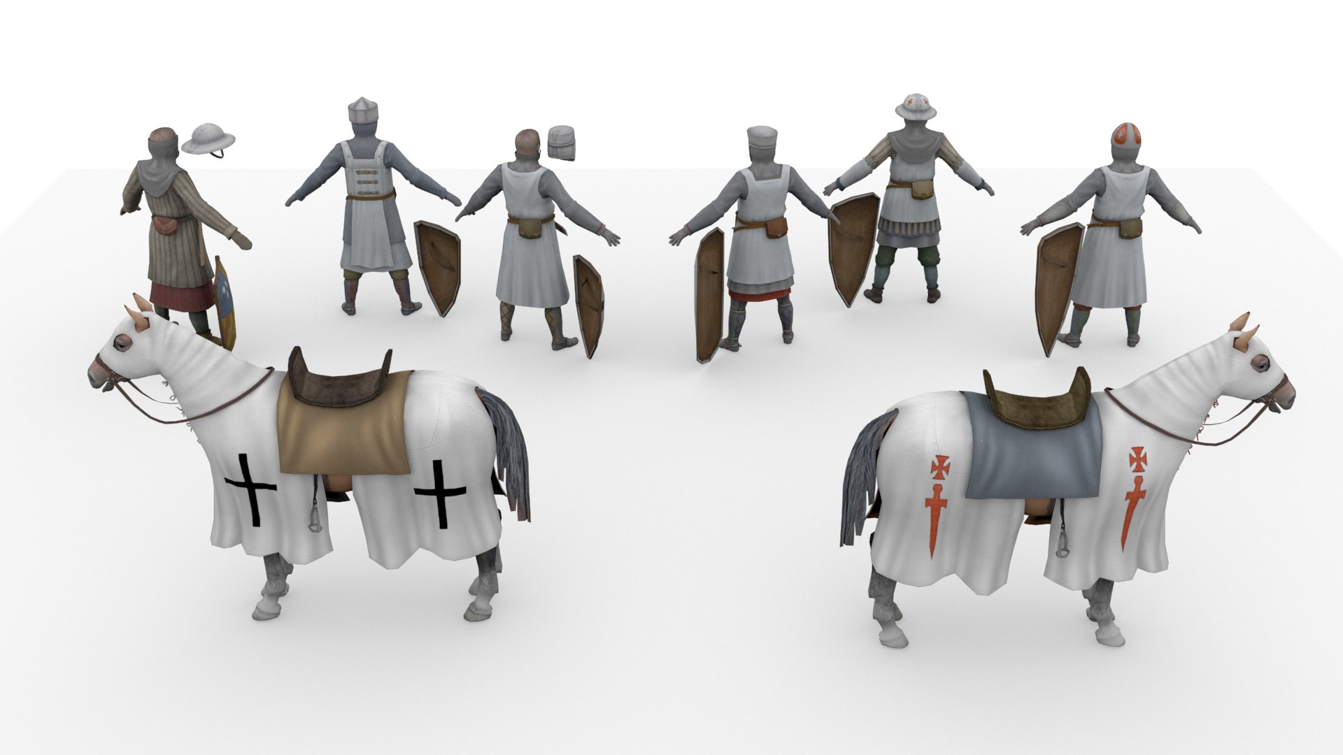 Knight Crusader 3D https://p.turbosquid.com/ts-thumb/jf/LMIF0h/mx/crusader02/jpg/1636377123/1920x1080/fit_q87/aeb6534a8ea7639aefee42acb0688958441e6bea/crusader02.jpg