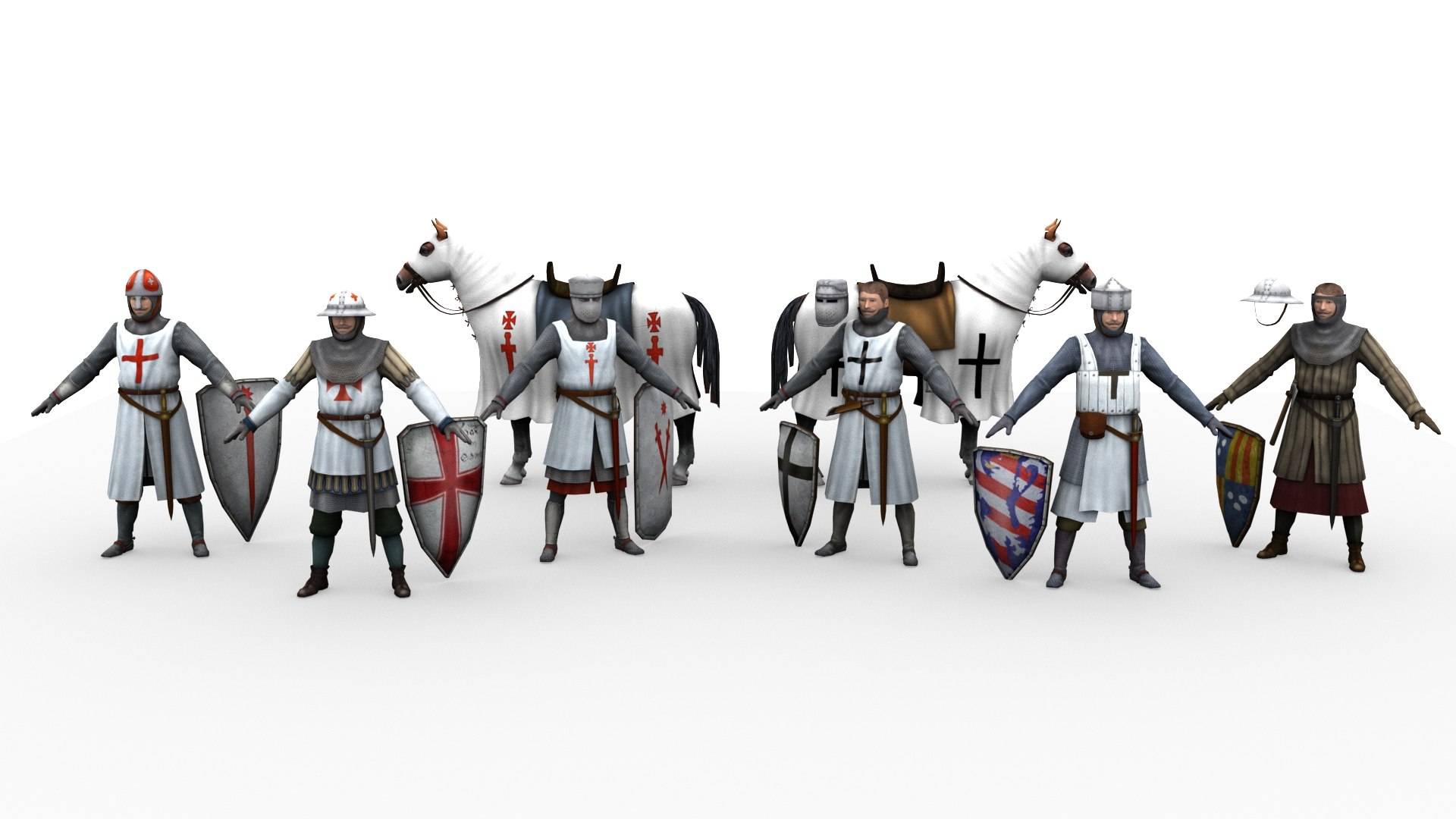 Knight Crusader 3D https://p.turbosquid.com/ts-thumb/jf/LMIF0h/uO/crusader01/jpg/1636377122/1920x1080/fit_q87/cc89552fe3d03ae51bc0fd8dfb92e18b9d4321c8/crusader01.jpg
