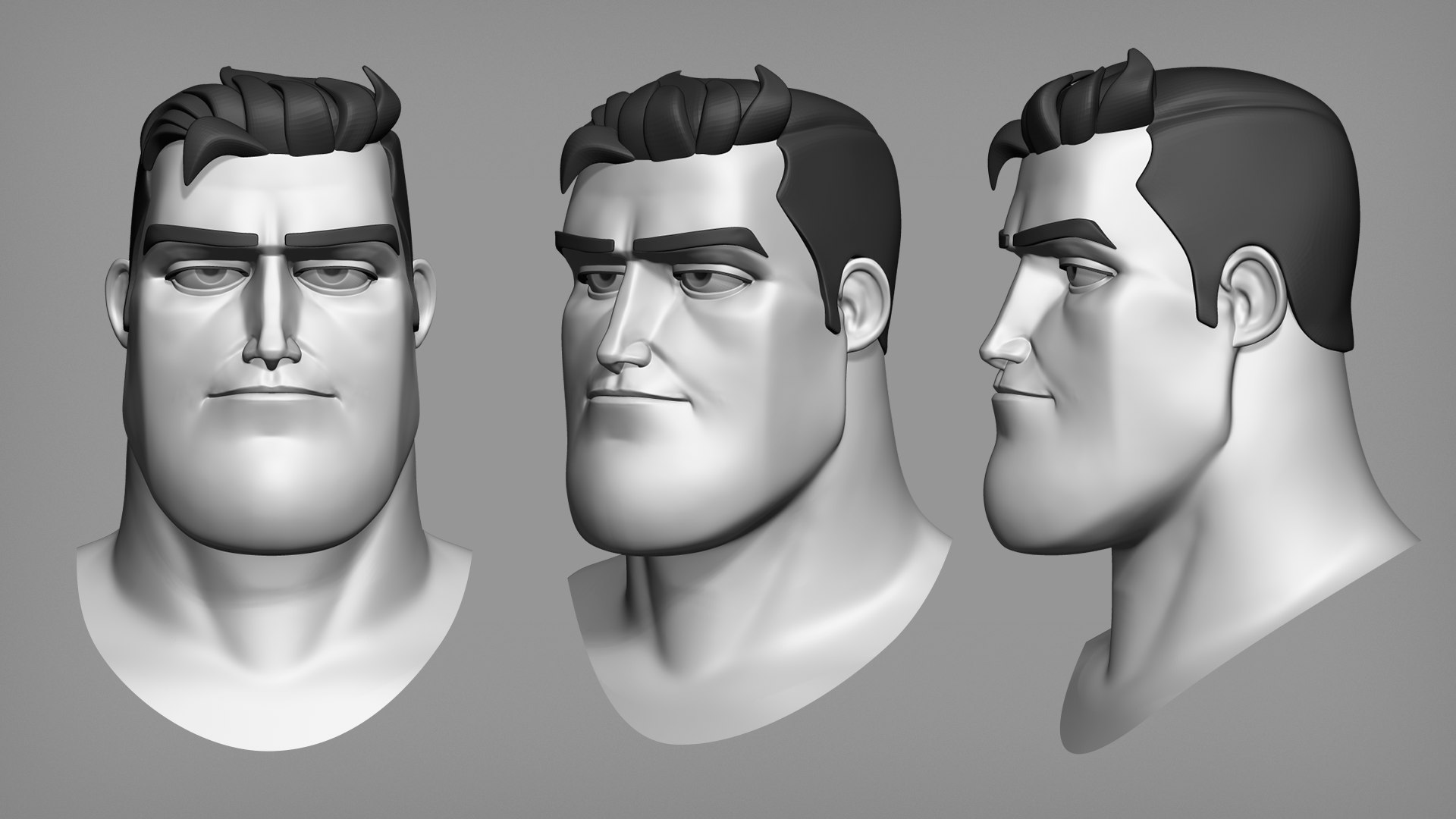 Cartoon Male Character Barry Base Mesh Model - TurboSquid 1924815