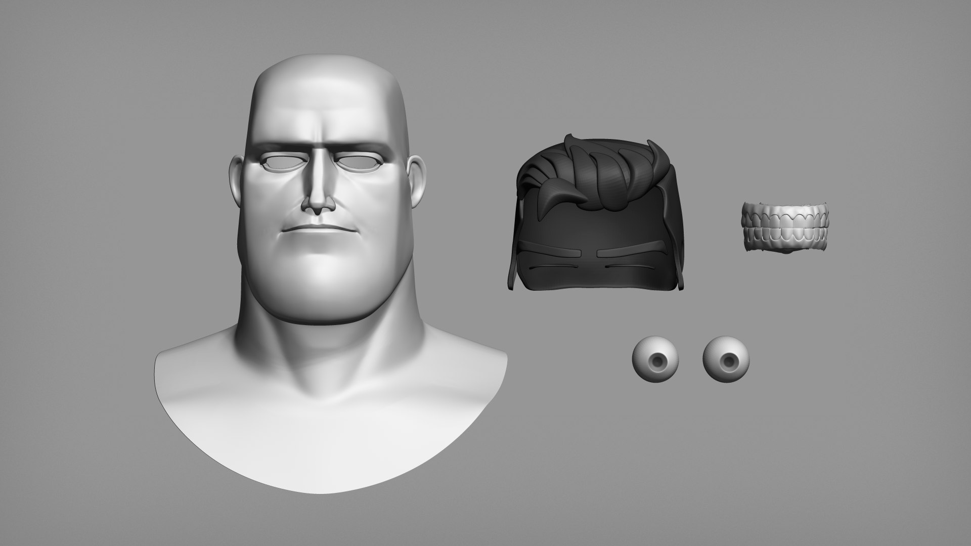 Cartoon Male Character Barry Base Mesh Model - TurboSquid 1924815