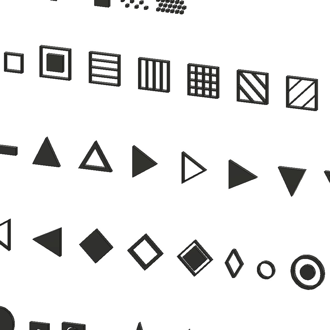 3D Model Symbols Set7 Cg Cad - TurboSquid 1192989