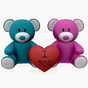 bear teddy toy 3D