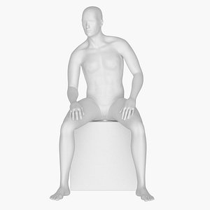 3D Male Mannequin Pose 9