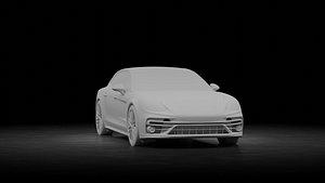 3D model Porsche Panamera Turbo S Sport Turismo 2021