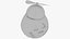 Zucca di Halloween con cappello V6