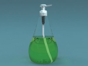 method soap bottle 3d model