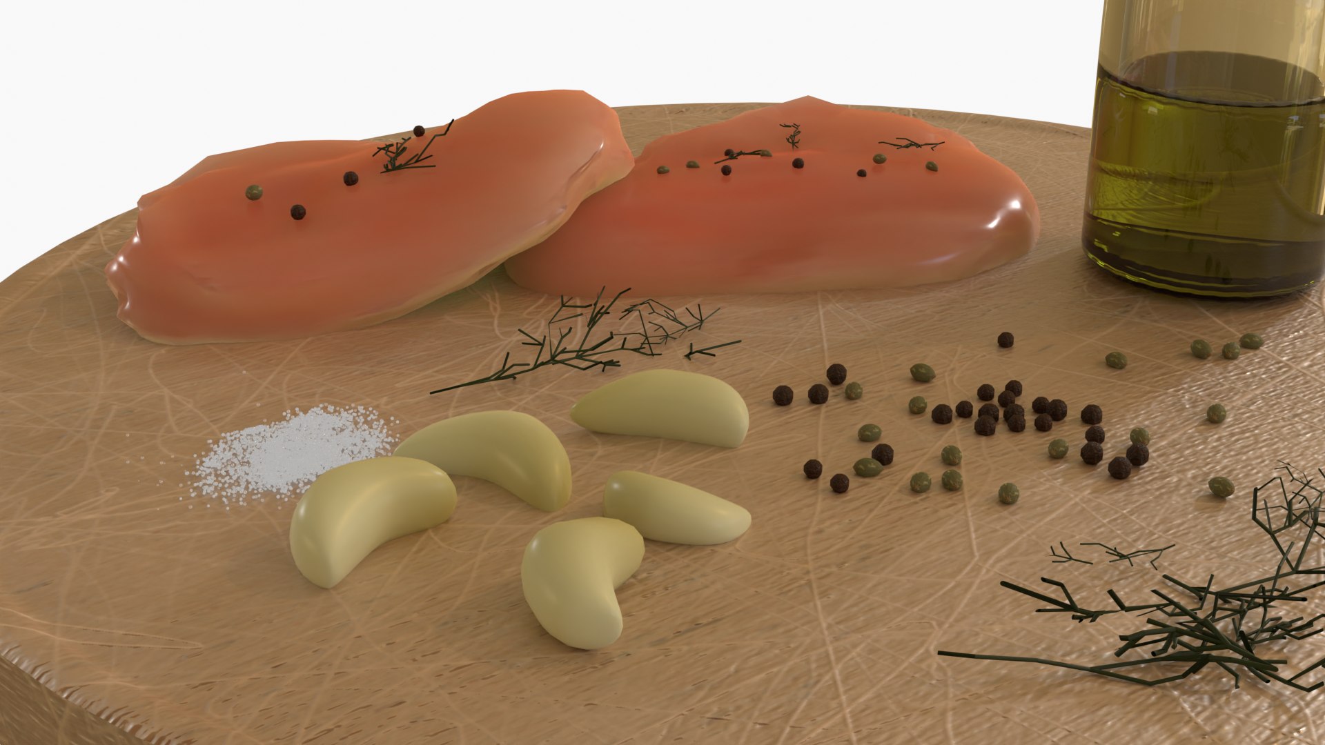 Raw Chicken 3D Model - TurboSquid 2140732