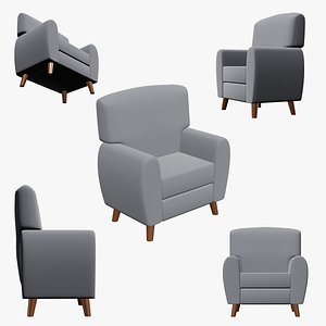 3D Modern Sofa Chair