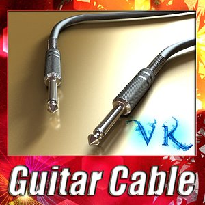 Guitar Cable - High Detailed.