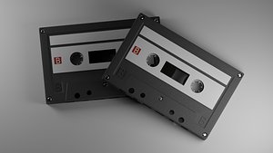 cassette tape 3D model