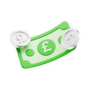 Banknote Pound Coins Icon