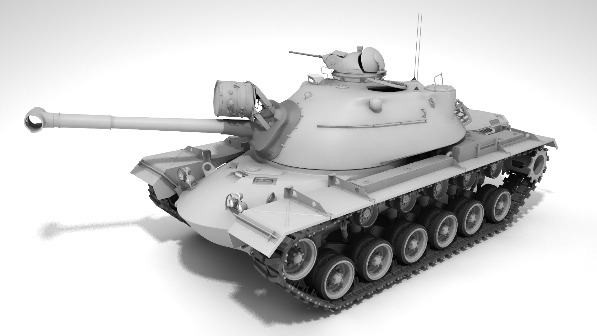 M48A3 Patton 3D model - TurboSquid 1713599