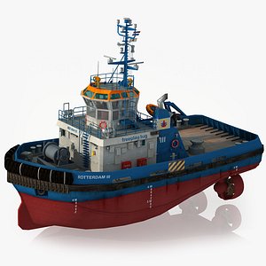 ROTTERDAM Tug boat 3D model