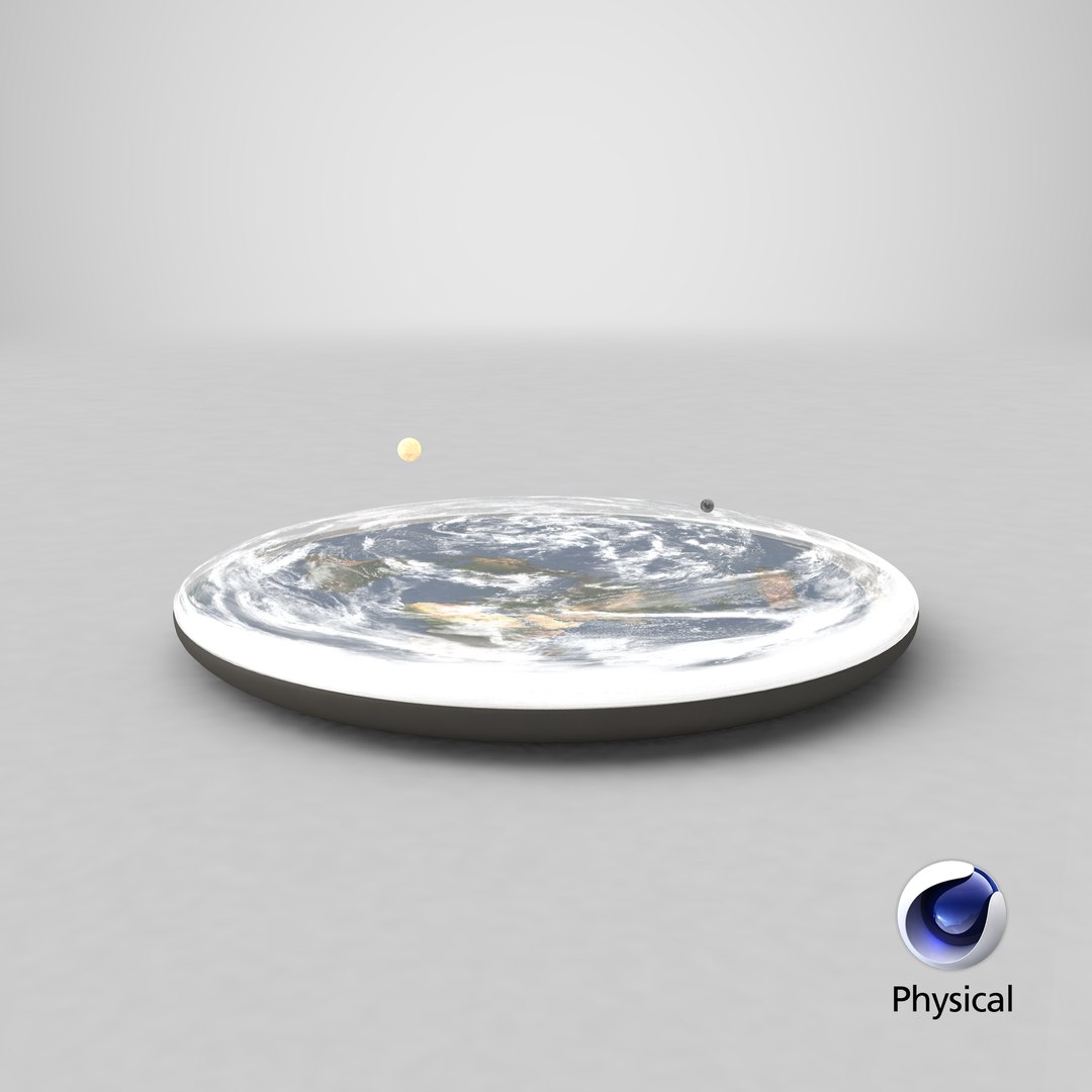 Flat Earth Clouds 3D Model TurboSquid 1376068