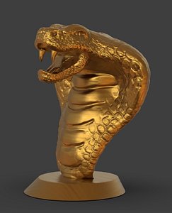 Cobra Statue 3D model