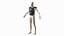 3D model Catcher Chest Protector on Mannequin Black