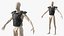 3D model Catcher Chest Protector on Mannequin Black