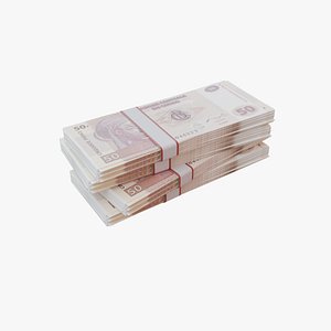 3D model 50 Congolese Franc CDF