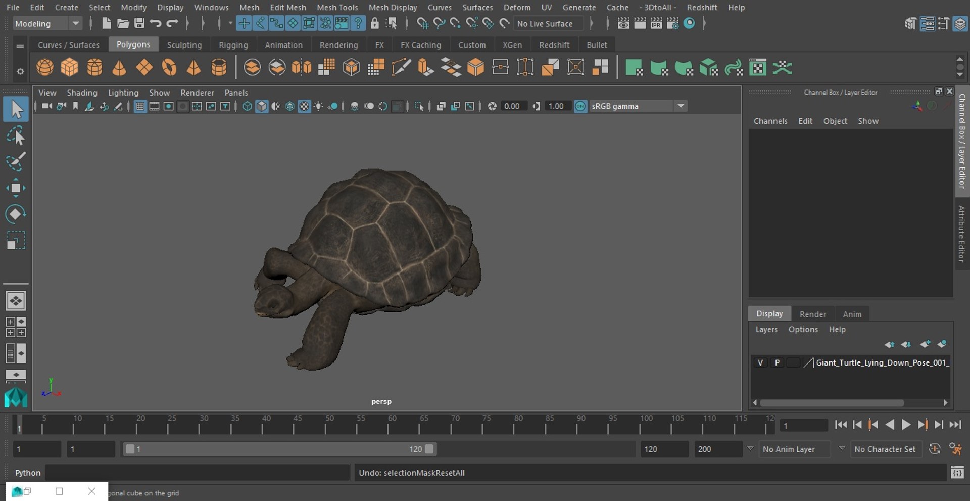 3D Giant Turtle Lying Down Pose https://p.turbosquid.com/ts-thumb/jg/Bbch7L/Je/giantturtlelyingdownpose3dmodel023/jpg/1692506019/1920x1080/fit_q87/43ee48398f74fa7568b0fdfc62f2e580f5dadcad/giantturtlelyingdownpose3dmodel023.jpg