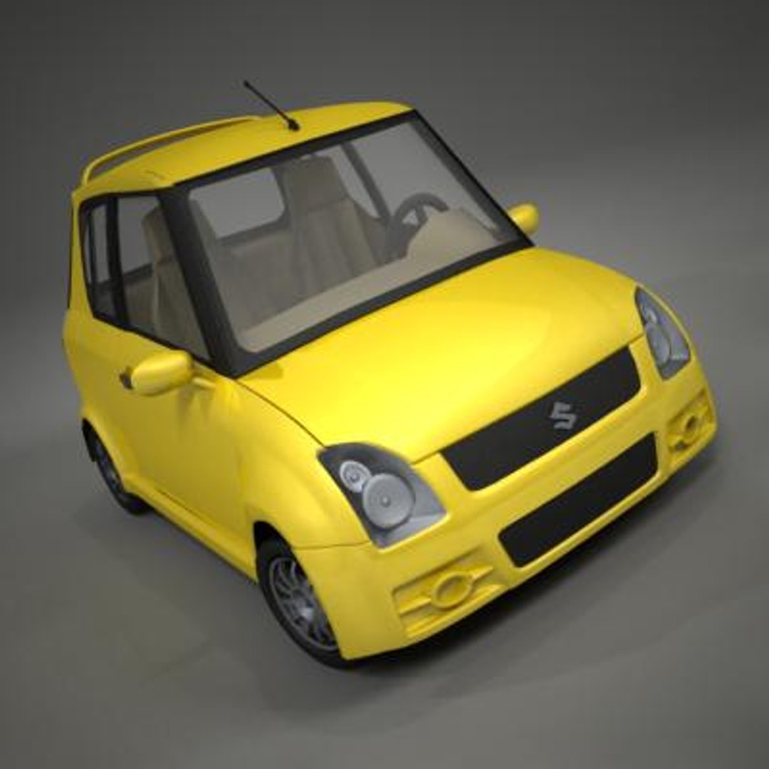 3d model suzuki swift toon