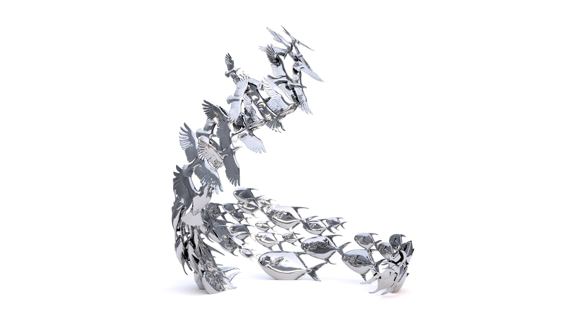 Fish and bird sculpture 3D model https://p.turbosquid.com/ts-thumb/jg/HBOsXt/NH/1_3/png/1694061952/1920x1080/fit_q87/a400c58e98f9e9f8f1aa21eba8847f1a9b82c66d/1_3.jpg