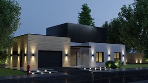 3D private residence house