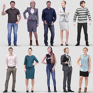3ds max realistic humans