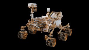 Mars rover VR AR 3d model