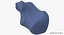 Real Calcaneus Bone 01 White