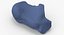 Real Calcaneus Bone 01 White