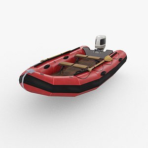 Inflatable rescue boat